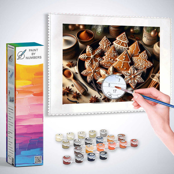 Paint by Numbers - Gingerbread