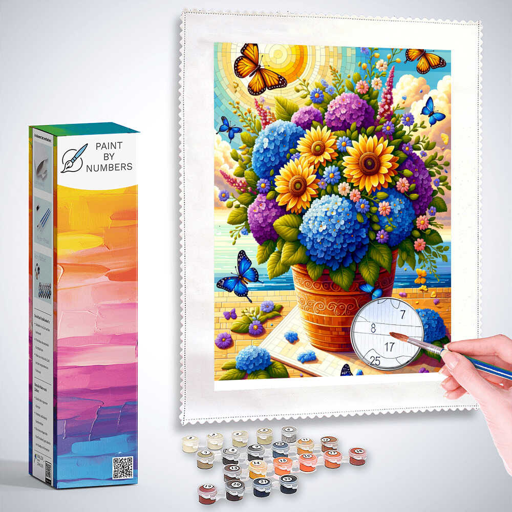 Paint by Numbers - Worldcome Flower Greeting