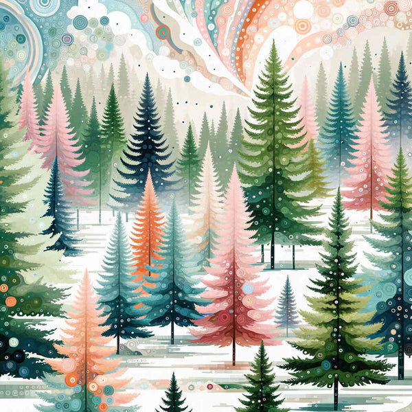 Paint by Numbers - Nine Fir Tree