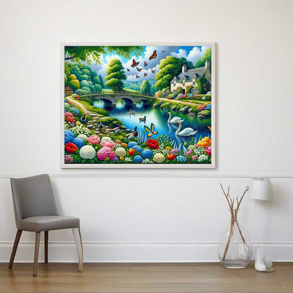 Paint by Numbers - Picturesque river