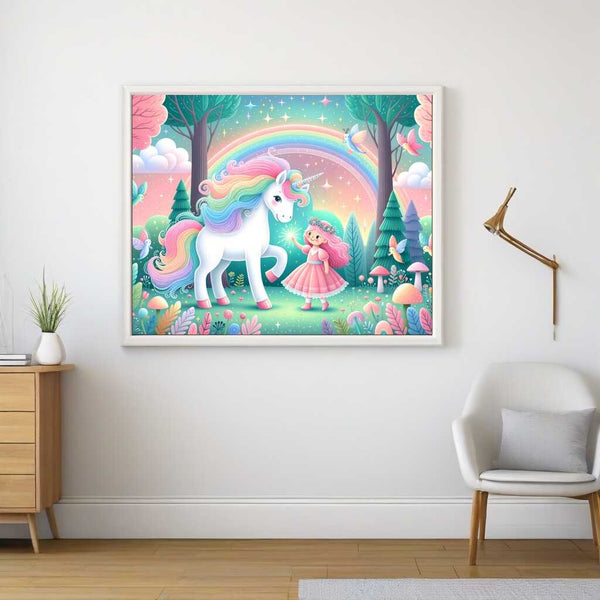 Paint by Numbers - Unicorn with Girls