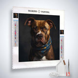 Diamond Painting - Harter Hund - gedruckt in Ultra-HD - Hund, Neu eingetroffen, Quadratisch, Tiere