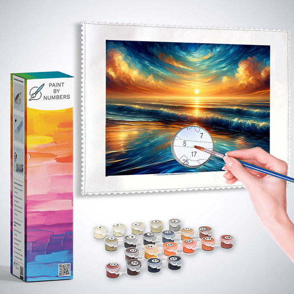 Paint by Numbers - Gentle waves