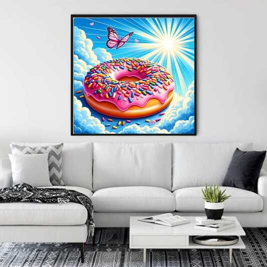 Paint by Numbers - Pink Donut
