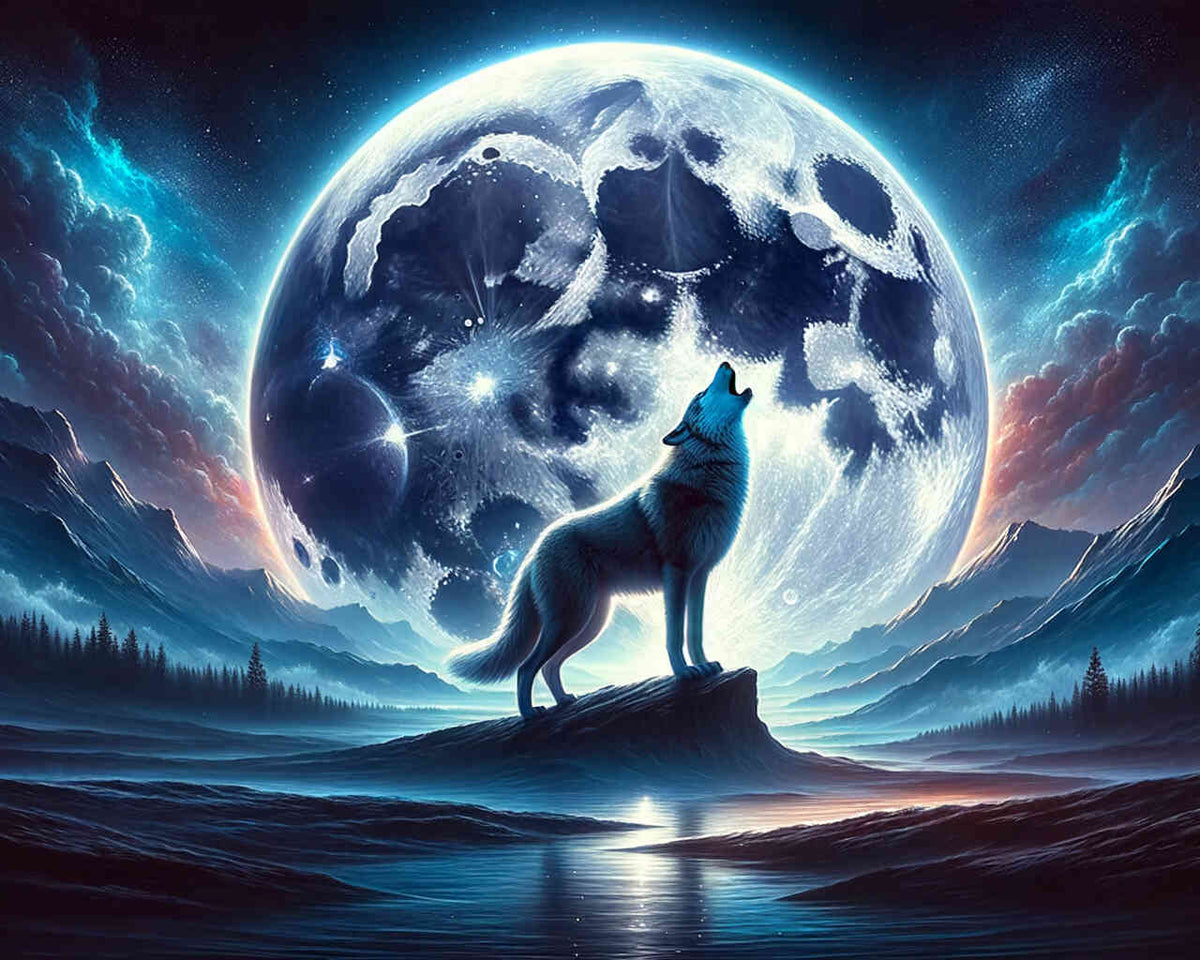 Wolf, Howls - Paint by Numbers