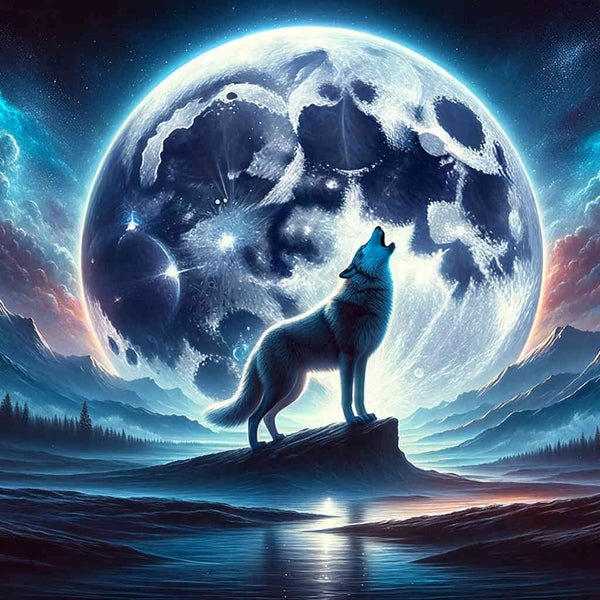 Wolf, Howls - Paint by Numbers