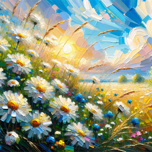 Daisies, meadow - Paint by Numbers