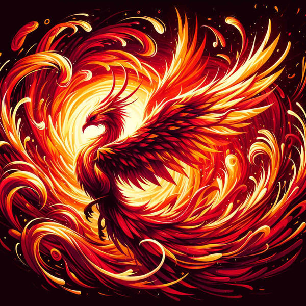 Phoenix, burning - Paint by Numbers