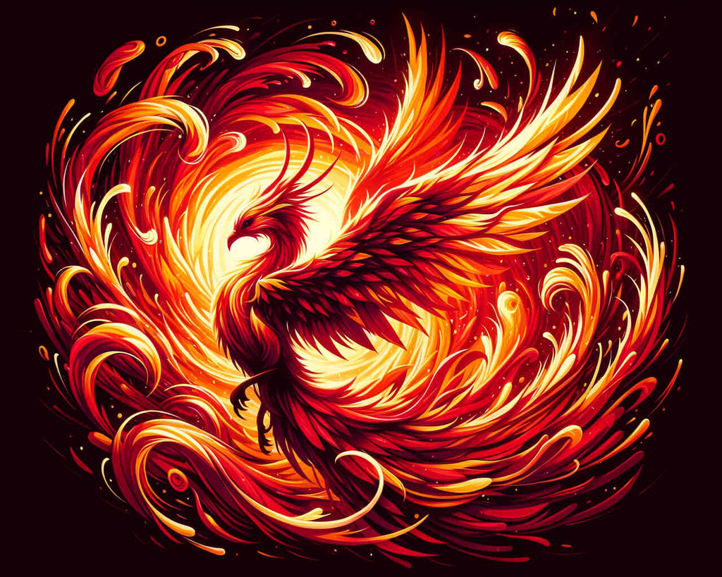 Phoenix, burning - Paint by Numbers