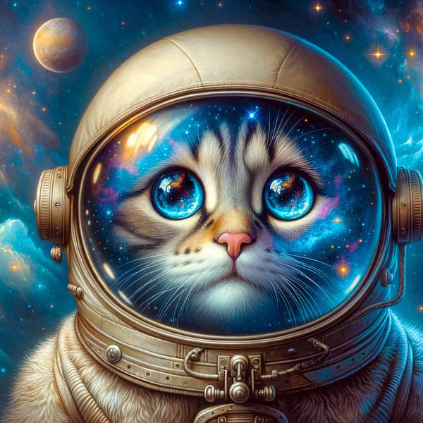 Paint by Numbers - Space Cat