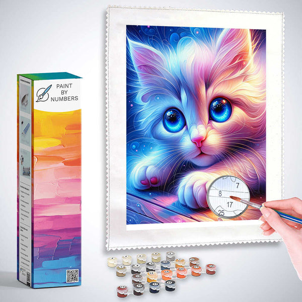 Paint by Numbers - Loving Cat Portrait