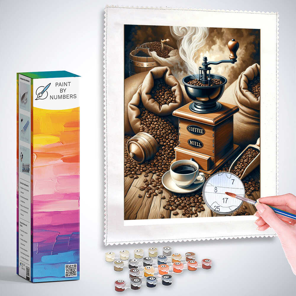 Coffee grinder - Paint by Numbers