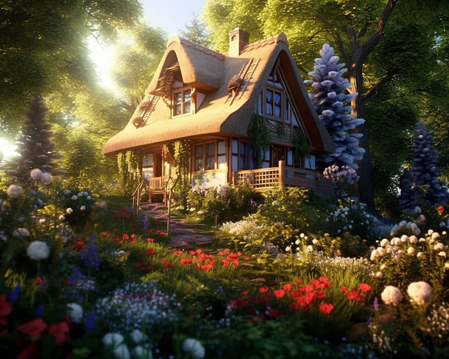 House in the forest - Paint by Numbers