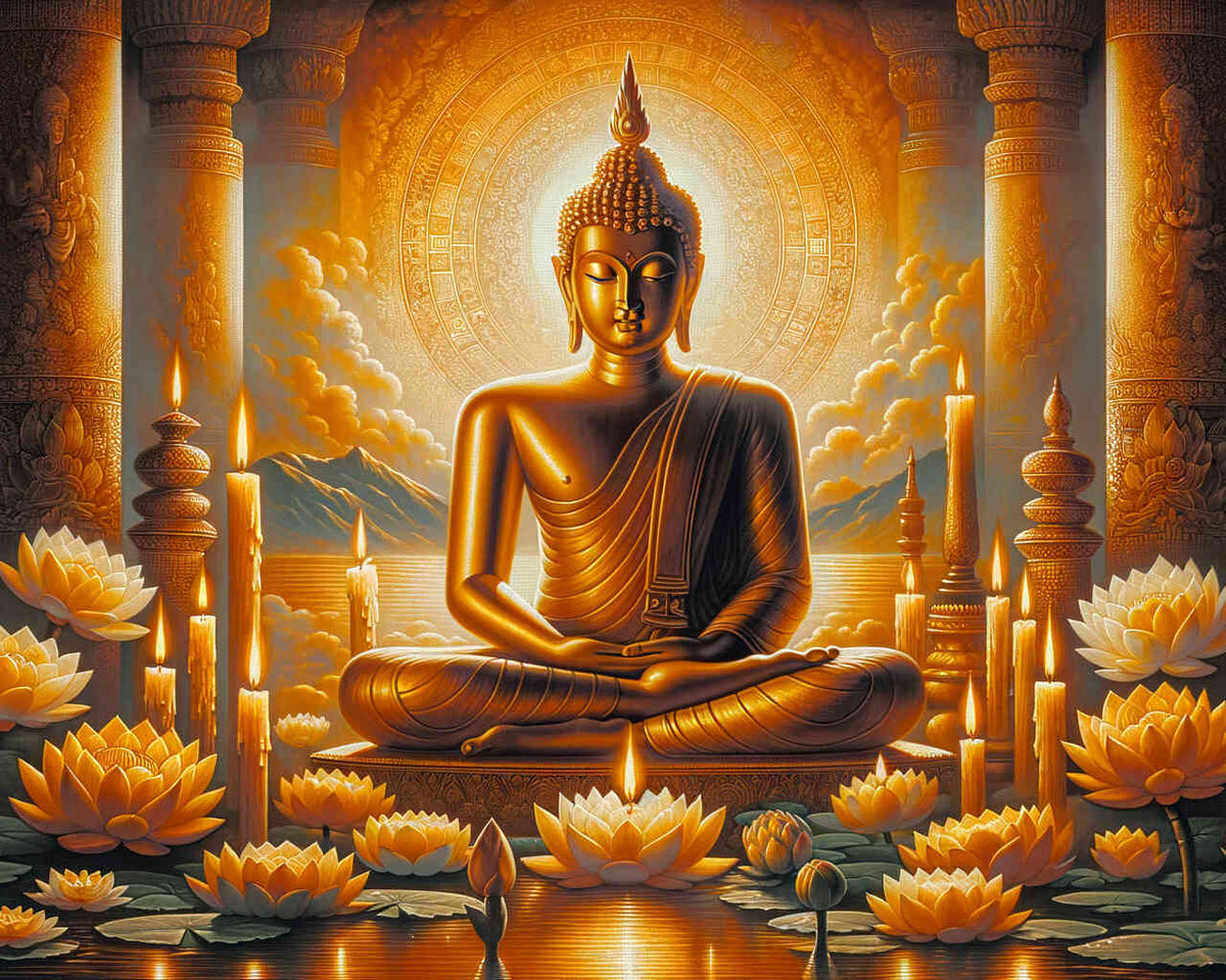 Paint by Numbers - Golden Buddha
