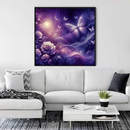 Paint by Numbers - Purple Rose Dream