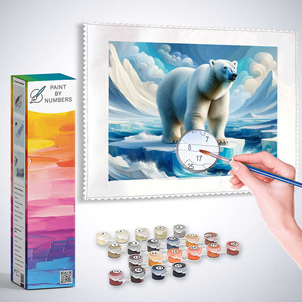 Polar bear - Paint by Numbers