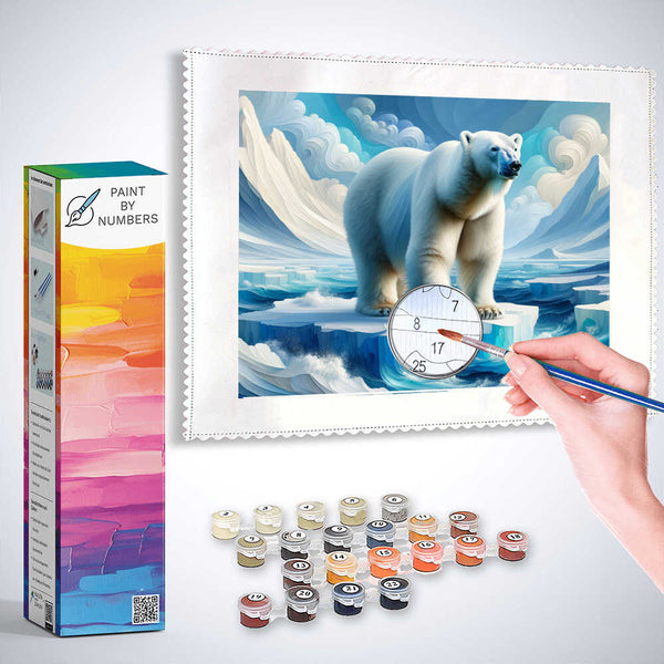 Polar bear - Paint by Numbers