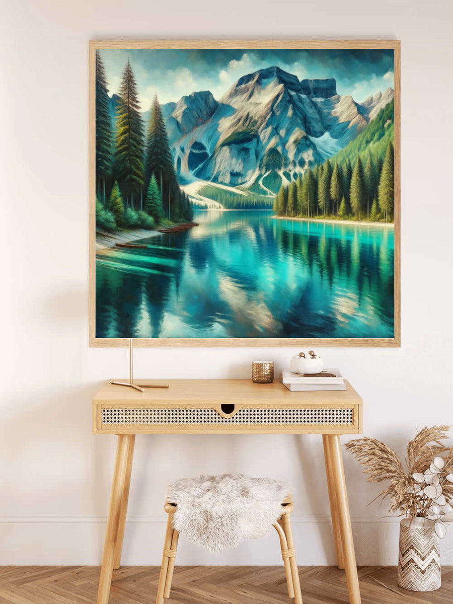 Paint by Numbers - Turquoise mountain lake