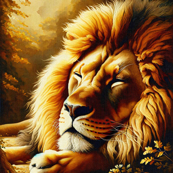 Paint by Numbers - Hidden lion