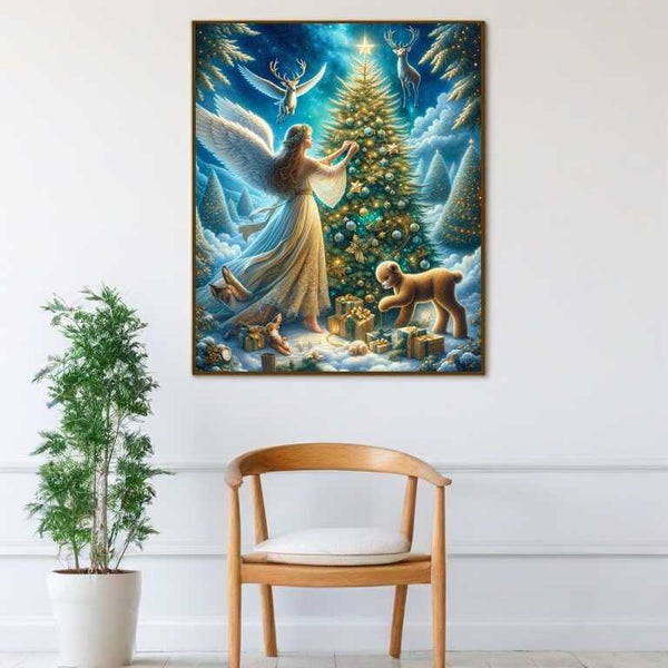 Paint by Numbers - Angel Decorations Christmas Tree