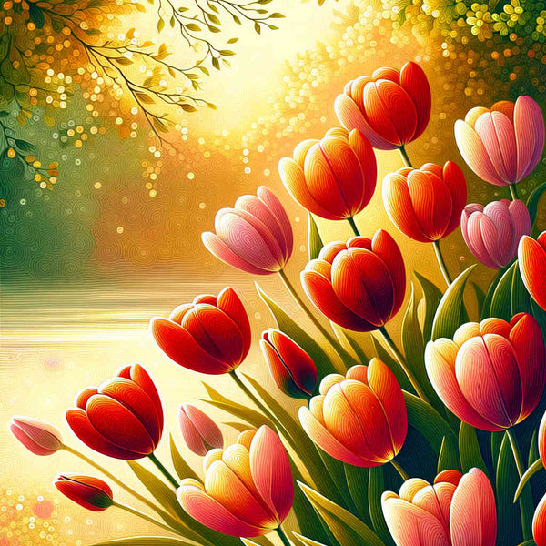 Paint by Numbers - Tulips Harmonious
