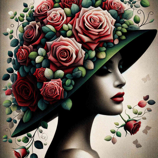 Paint by Numbers - Rose Hat