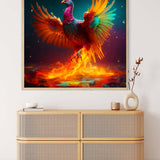 AB Diamond Painting - Zauberhafter Phönix - gedruckt in Ultra-HD - AB Diamond, Neu eingetroffen, Phönix, Quadratisch