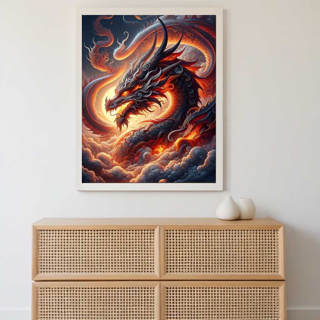 Paint by Numbers - Impressive dragon
