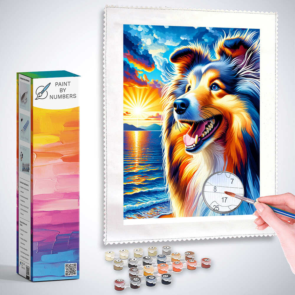 Paint by Numbers - Berger of the Shetland Dog