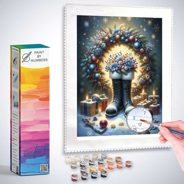 Paint by Numbers - Filled Christmas Boots