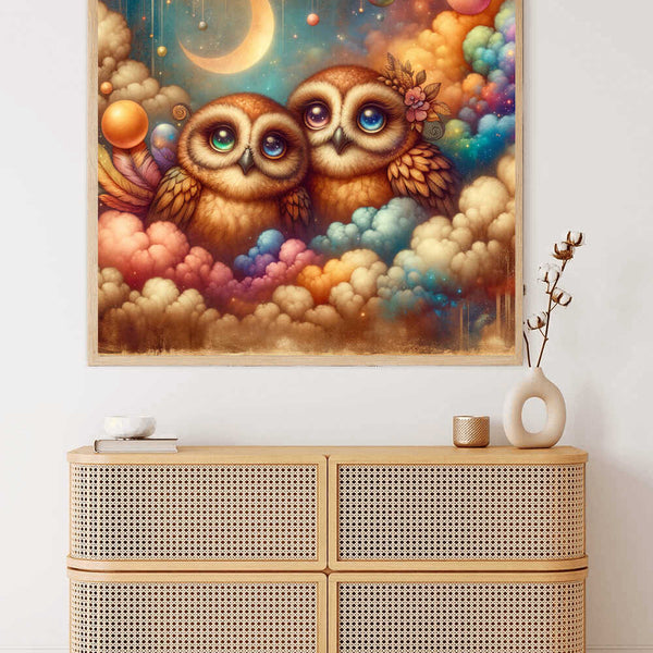 Paint by Numbers - Pair of Owls