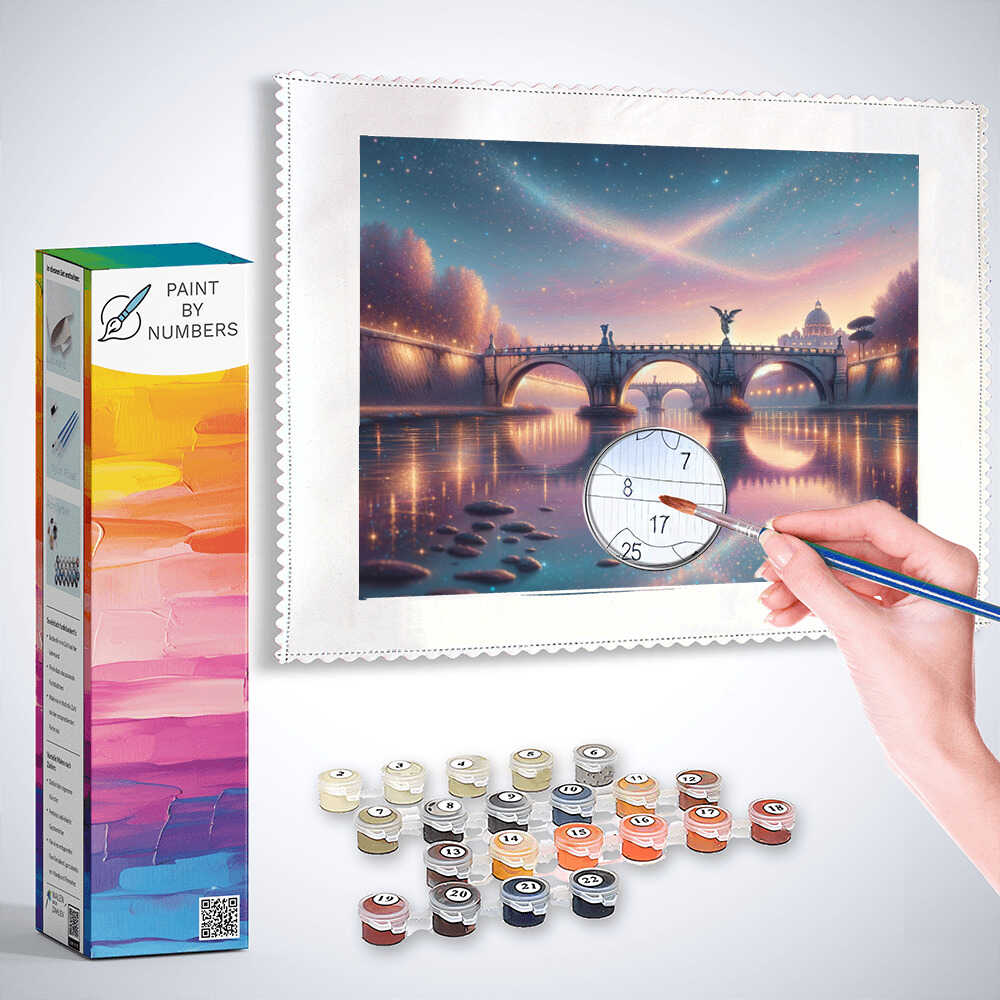 Paint by Numbers - Engelsbrucke Rom