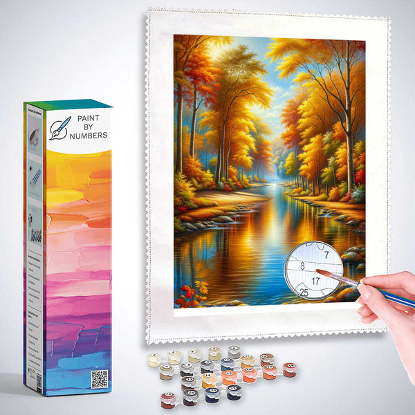 Paint by Numbers - Autumn Flow