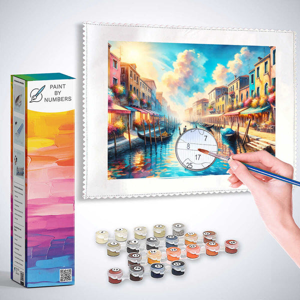 Paint by Numbers - Venice Blue Sky