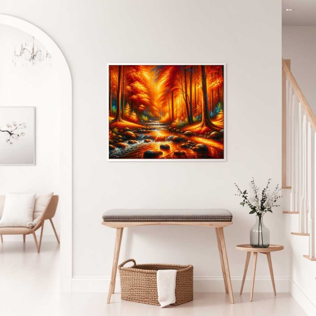 Paint by Numbers - Orange Forest