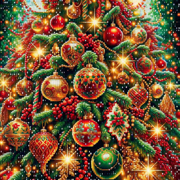 Paint by Numbers - Decorated Christmas Tree