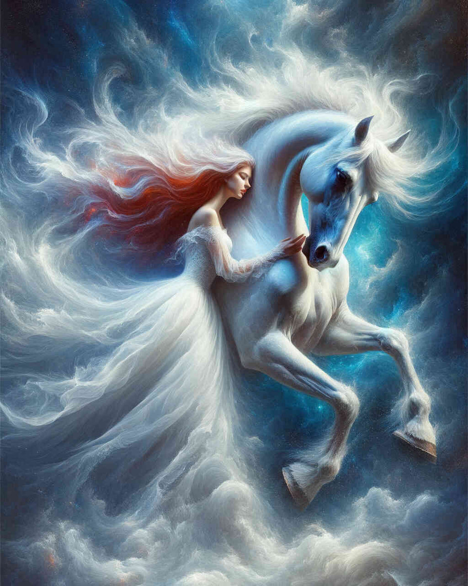 Paint by Numbers - Bride with White Horse