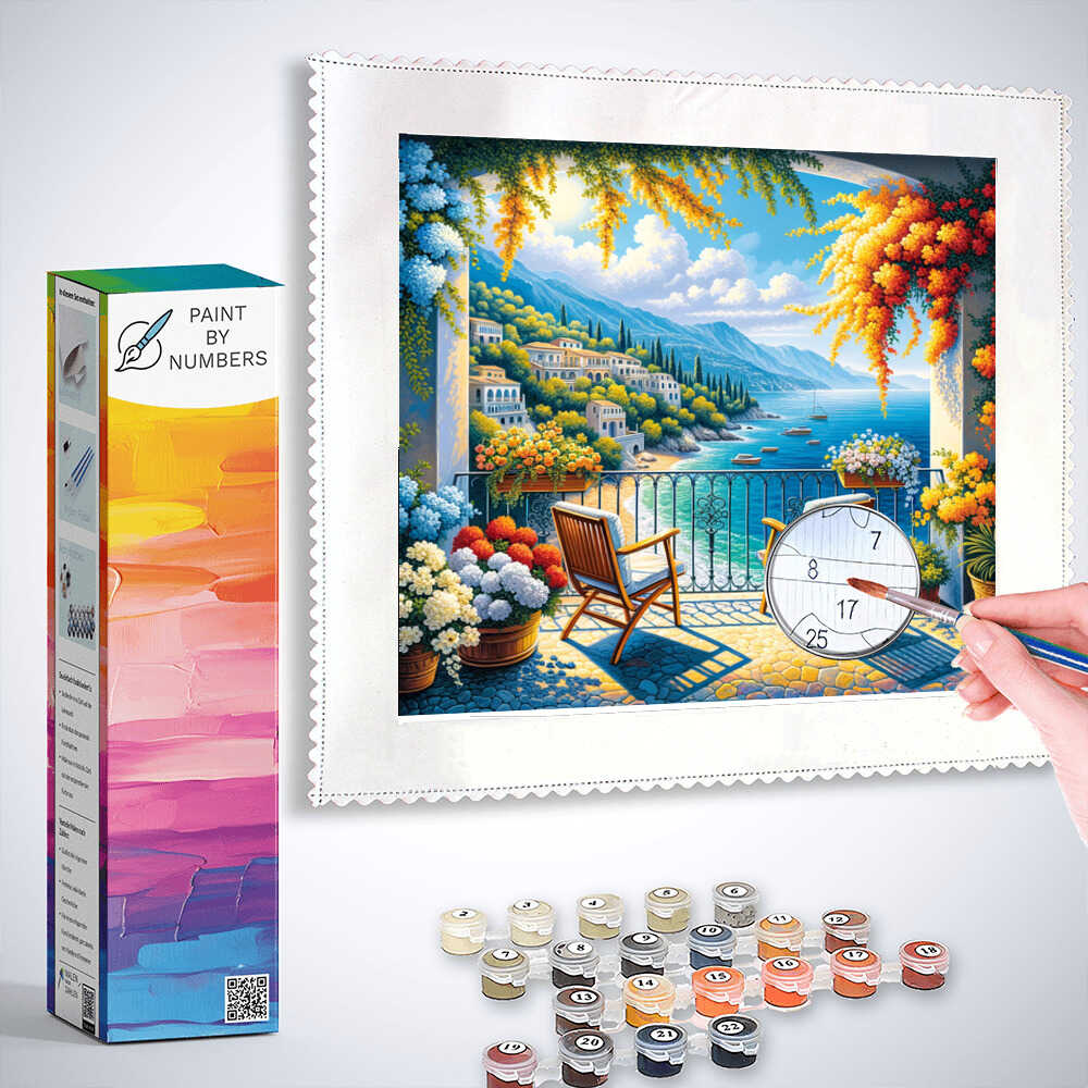 Paint by Numbers - Novelist View of the Sea