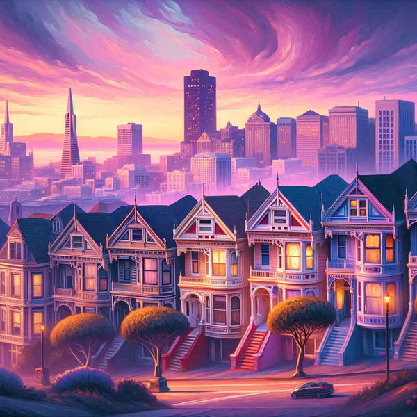 San Francisco, California - Paint by Numbers