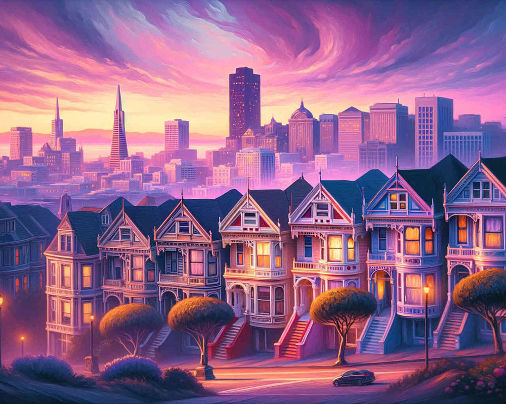 San Francisco, California - Paint by Numbers