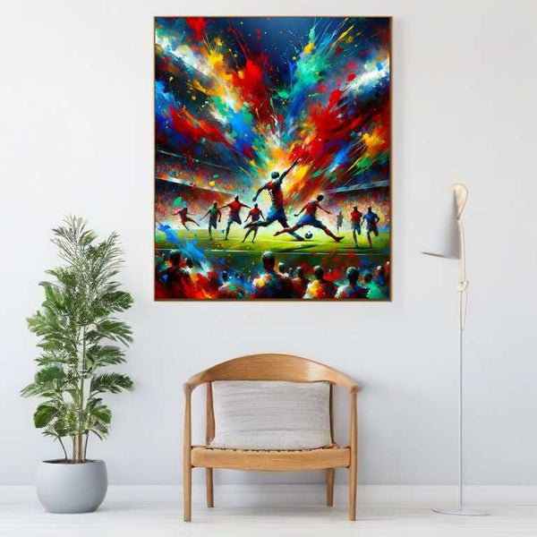Paint by Numbers - Football, splash