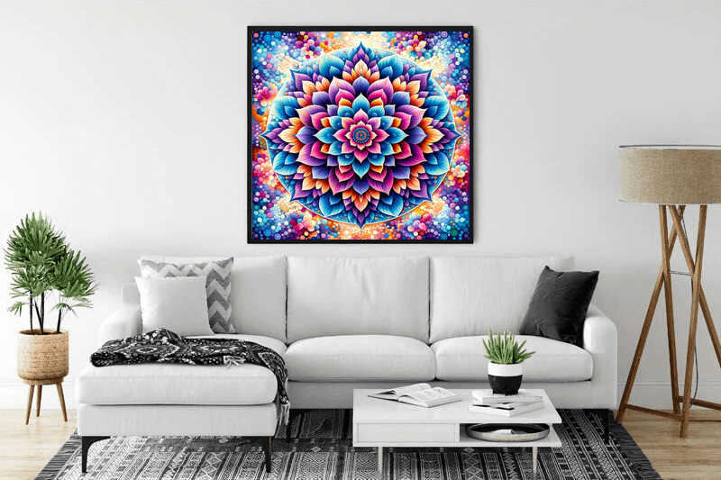 Paint by Numbers - Flower Mandala