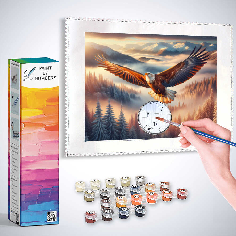 Paint by Numbers - Eagle flight