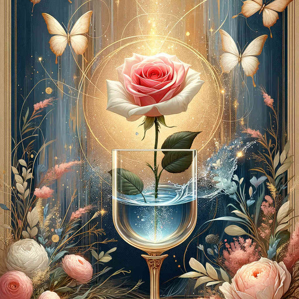 Paint by Numbers - Rose in a Glass