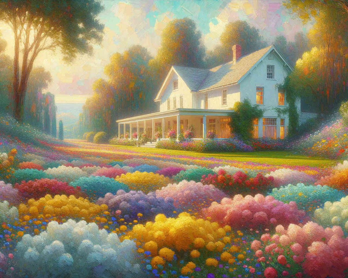 Paint by Numbers - White Villa