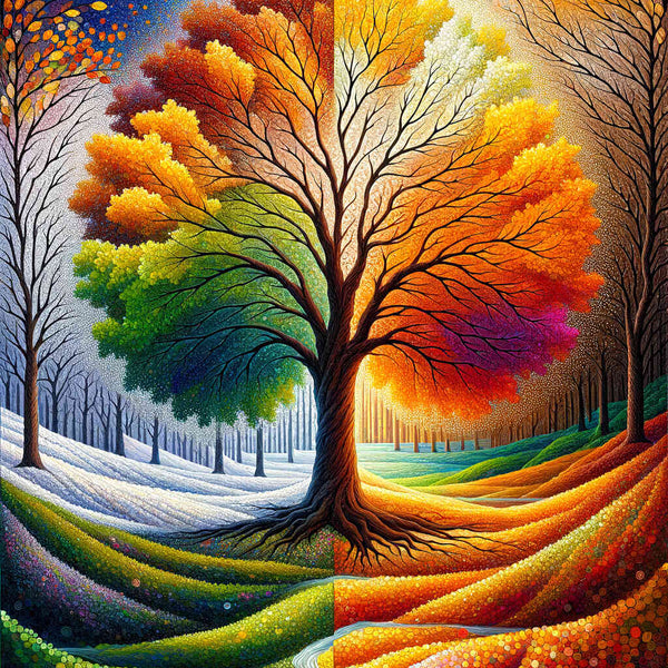 Paint by Numbers - Tree of the Seasons