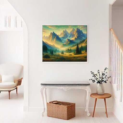 Mountains - Paint by Numbers