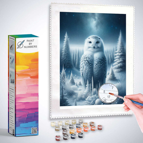 Paint by Numbers - Snowy Owl