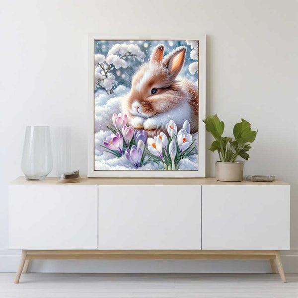 Paint by Numbers - Bunny in the snow