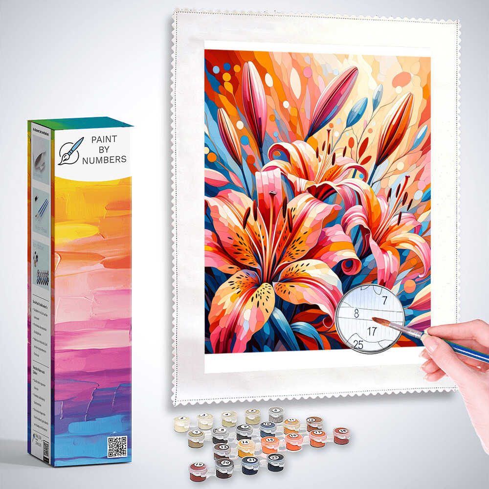 Paint by Numbers - Tropical Flowers
